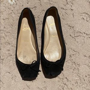 Christian Louboutin Suede Flats